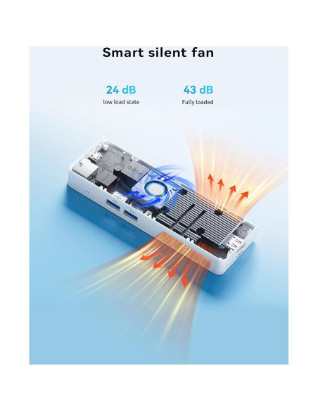 MINISFORUM S100 Mini PC Stick 8GB RAM 256GB 4K Ethernet