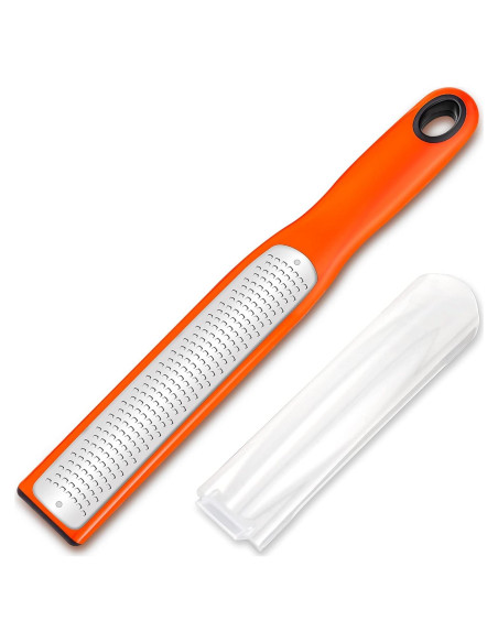 Rallador Zester Urbanstrive de Acero Inoxidable Fino Naranja