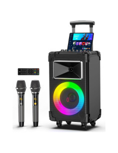 Altavoz Karaoke JYX AN20 10" Bluetooth 500W 2 Micrófonos