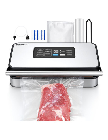 Selladora al Vacío INKBIRD 160W Automática con Doble Bomba