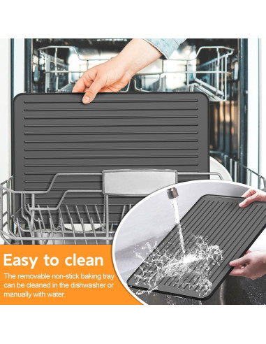 Parrilla Raclette Eléctrica TONZE 1300W 2 en 1 con 8 Sartenes