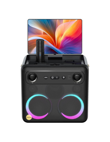 Máquina de Karaoke Ikarao Break X2 300W 2 Micrófonos