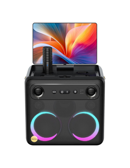 Máquina de Karaoke Ikarao Break X2 300W 2 Micrófonos