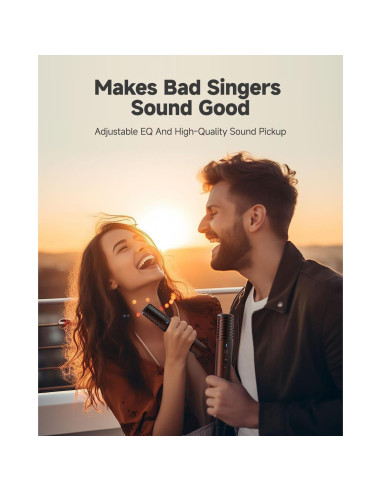 Máquina de Karaoke Ikarao Break X2 300W 2 Micrófonos