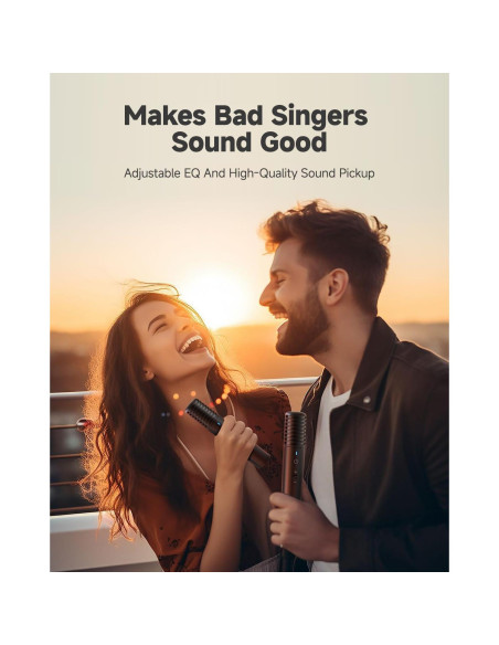 Máquina de Karaoke Ikarao Break X2 300W 2 Micrófonos