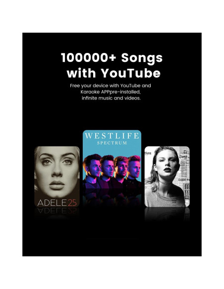 Máquina de Karaoke Ikarao Break X2 300W 2 Micrófonos