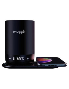 Taza Calentable Muggo 0.35L con Batería y Tapa Antiderrame