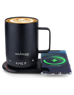 Taza Calentada SmrtMugg CREATE 14 OZ con Carga Inalámbrica