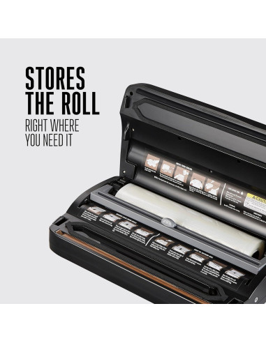 Máquina Selladora al Vacío Weston 65-3001-W 110W Negro