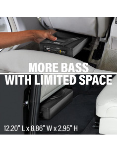 Subwoofer BOSS BASS8K 8" Amplificado 800W para Coche 2