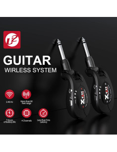 Sistema Inalámbrico Guitarra Xvive U2 Transmisor y Receptor 2