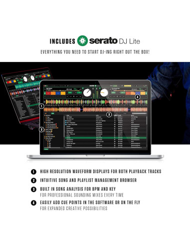 Controlador DJ Numark Mixtrack Pro FX 2 Decks USB