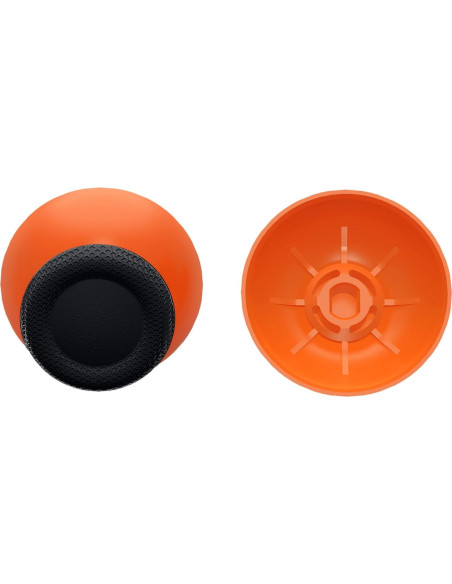 eXtremeRate Reemplazo Thumbsticks Naranja y Negro PS5/PS4