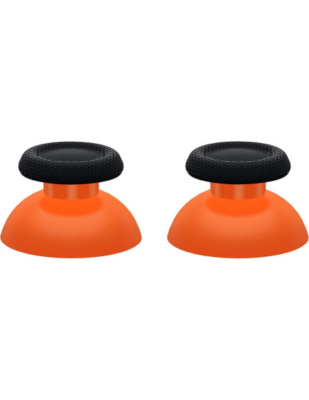 eXtremeRate Reemplazo Thumbsticks Naranja y Negro PS5/PS4