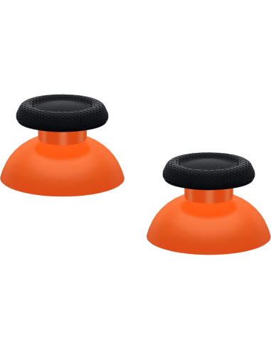 eXtremeRate Reemplazo Thumbsticks Naranja y Negro PS5/PS4