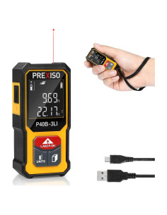 Medidor de Distancia Láser Mini Prexiso 41.15m Recargable