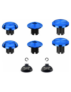 Repuestos Joystick Metálicos Ceozon PS5 PS4 6 en 1 Azul