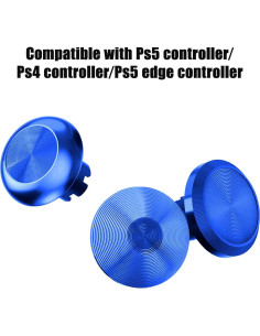 Repuestos Joystick Metálicos Ceozon PS5 PS4 6 en 1 Azul 2