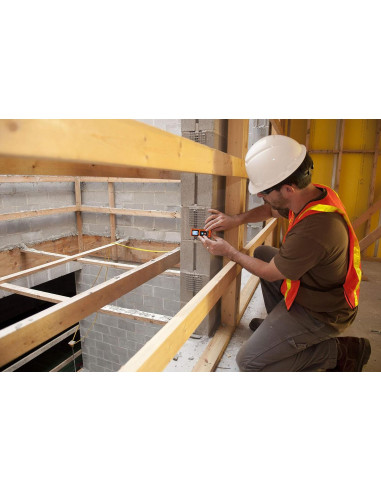 Medidor de Distancia Láser Johnson LDM85, 25.91 m, Naranja