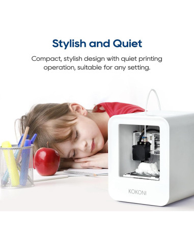 Impresora 3D KOKONI EC1, Compacta, Nivelación Automática