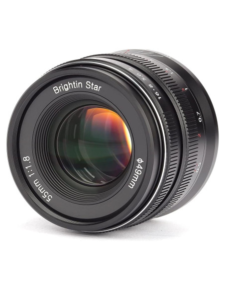 Lente Fijo Brightin Star 55mm F1.8 para Canon RF Lente Fijo Brightin Star 55mm F1.8 para Canon RF