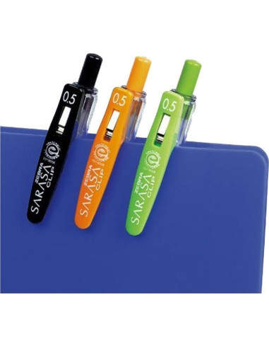 Bolígrafo de Gel Zebra Sarasa Push Clip 0.5 mm Set 10 Colores