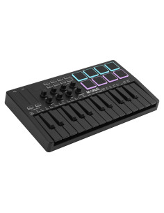 Controlador MIDI M-WAVE K5 25 Teclas Bluetooth Negro