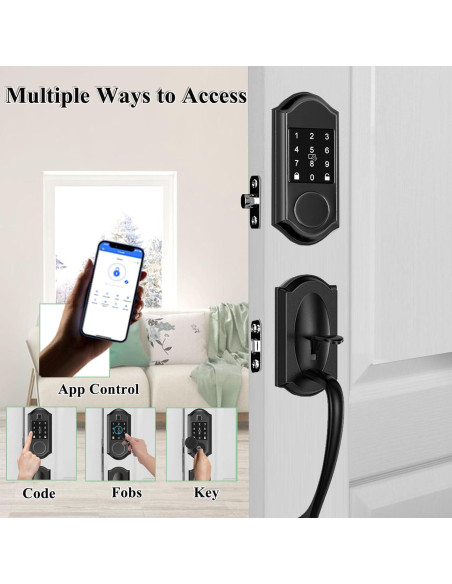 Cerradura Inteligente Narpult Smart con Manijas y App