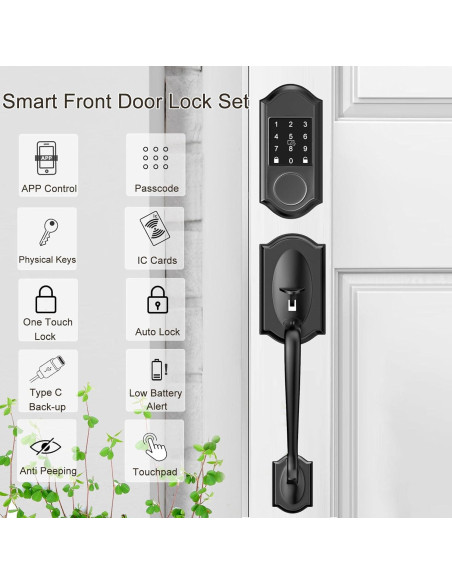 Cerradura Inteligente Narpult Smart con Manijas y App