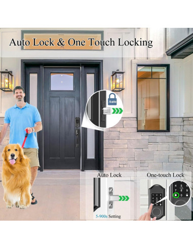 Cerradura Inteligente Narpult Smart con Manijas y App