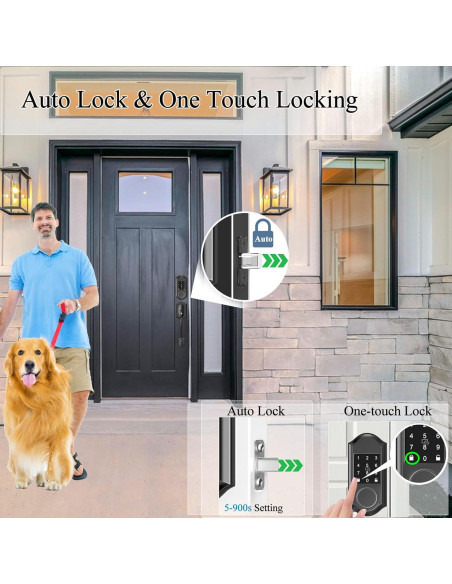 Cerradura Inteligente Narpult Smart con Manijas y App