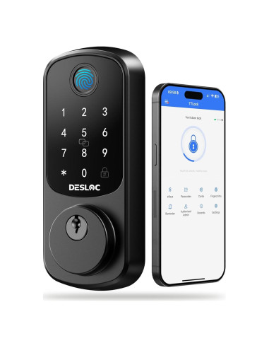 Cerradura Inteligente DESLOC B200 con Huella Dactilar