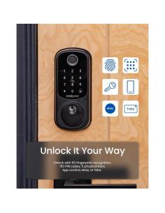 Cerradura Inteligente DESLOC B200 con Huella Dactilar 2