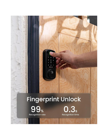 Cerradura Inteligente DESLOC B200 con Huella Dactilar