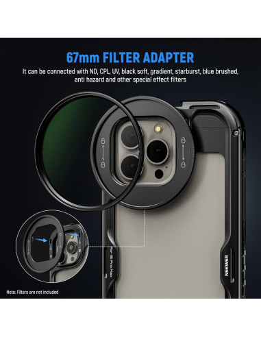 Estabilizador de Video NEEWER 15 Pro con Mango y Adaptadores