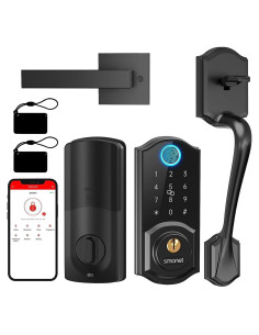 Cerradura Inteligente SMONET A1-BBF2H-S con Huella Dactilar
