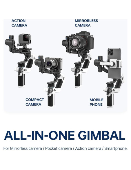 Gimbal FeiyuTech SCORP Mini 2 Estabilizador 3 Ejes 1,20 kg