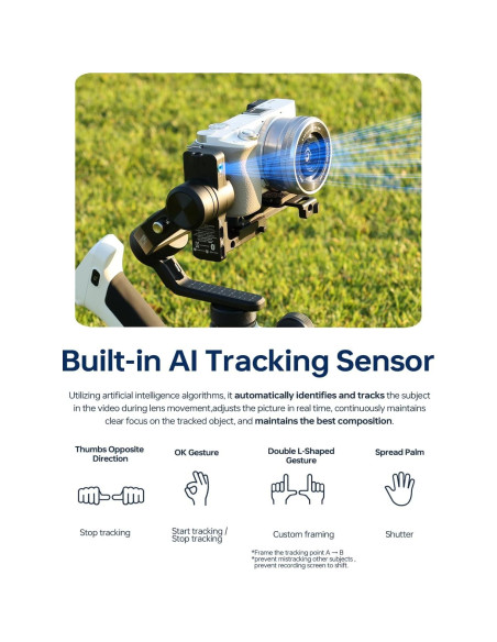 Gimbal FeiyuTech SCORP Mini 2 Estabilizador 3 Ejes 1,20 kg