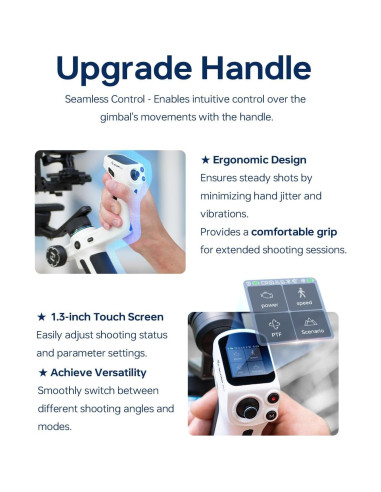 Gimbal FeiyuTech SCORP Mini 2 Estabilizador 3 Ejes 1,20 kg