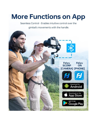 Gimbal FeiyuTech SCORP Mini 2 Estabilizador 3 Ejes 1,20 kg