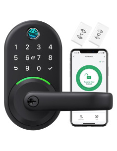 Cerradura Inteligente Yamiry YR01 con Huella Dactilar y App