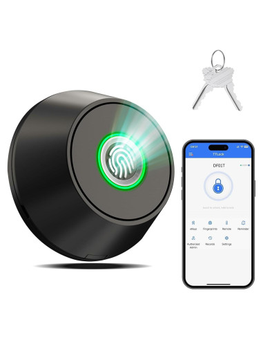 Cerradura Inteligente EUERTE DF01T Huella Dactilar Bluetooth