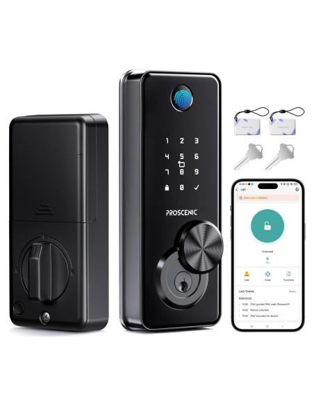 Cerradura Inteligente Proscenic L60 con Huella Dactilar