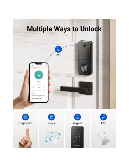 Cerradura Inteligente Proscenic L60 con Huella Dactilar