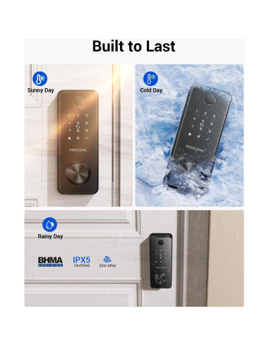 Cerradura Inteligente Proscenic L60 con Huella Dactilar