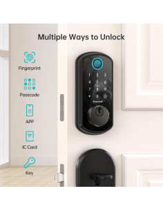 Cerradura Inteligente Hornbill Y4-BWF-H WiFi con Huella Dactilar 2