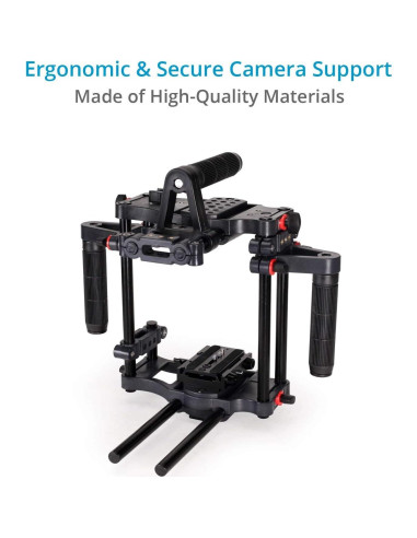 Jaula de cámara DSLR Power FILMCITY FC-CTH-01 con caja mate