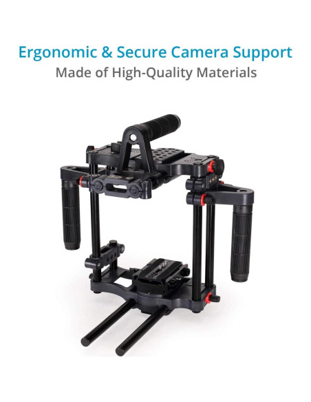 Jaula de cámara DSLR Power FILMCITY FC-CTH-01 con caja mate