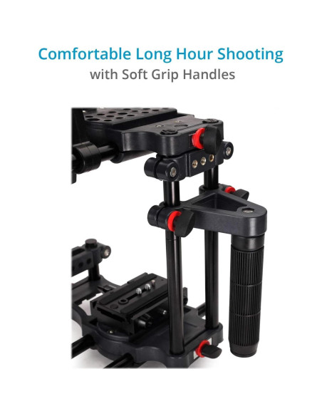 Jaula de cámara DSLR Power FILMCITY FC-CTH-01 con caja mate