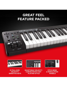 M-Audio Keystation 61 MK3 - Teclado MIDI USB 61 teclas 2
